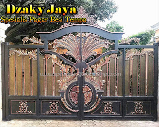 Pagar Klasik Rumah Mewah Pintu, Pagar, Gerbang, Klasik, Besi Tempa, Rumah, Mewah