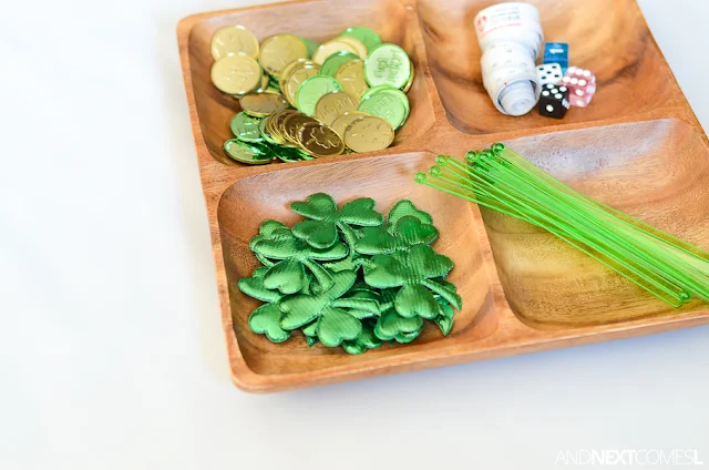 Math activity for St. Patrick's Day