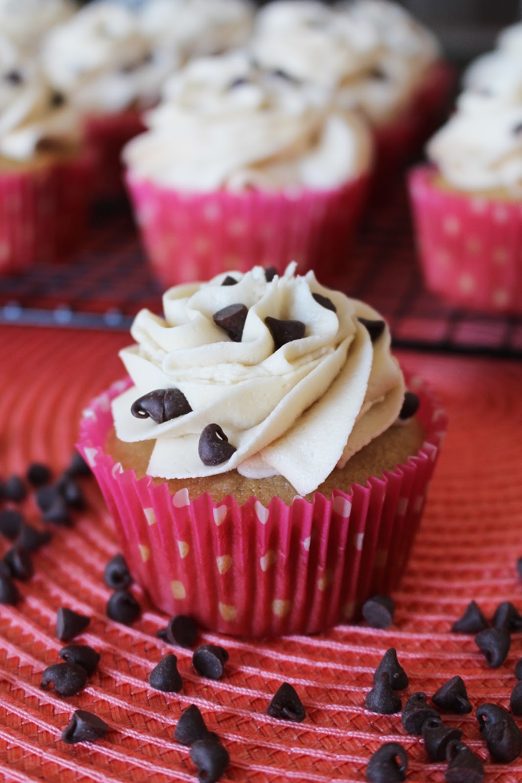 Kylee's Kitchen Chocolate Chip Cookie Dough Cupcakes