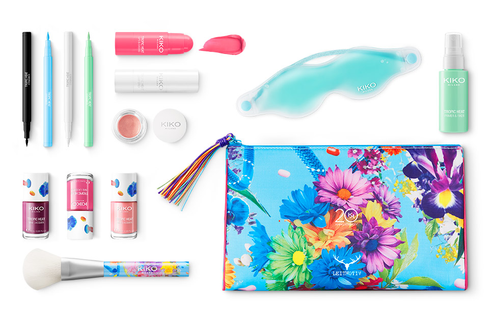 TROPIC HEAT , kiko milano, 20th anniversary , vogue italie , rose mademoiselle , rosemademoiselle , blog beauté , paris , revue , avis , tropi heat collection capsule
