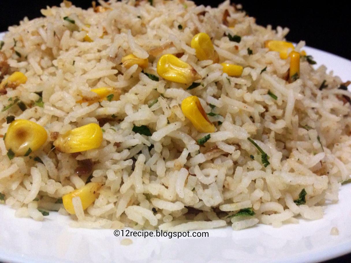Corn Methi Pulao Recipe Book