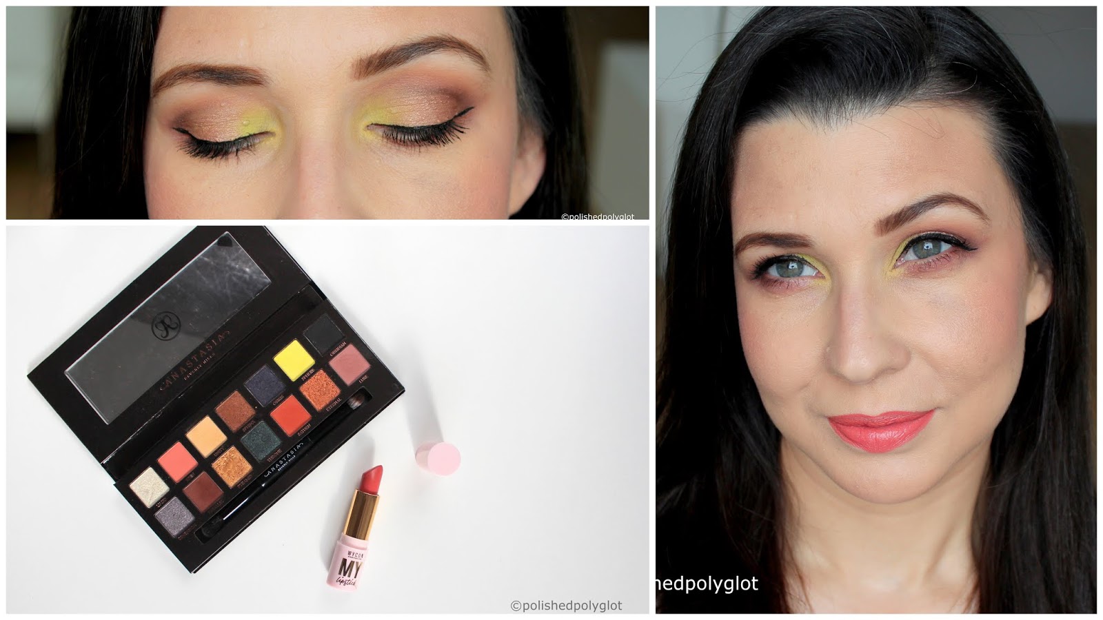 Makeup │ Yellow and Rose Gold Look to Celebrate Spring / Polished Polyglot