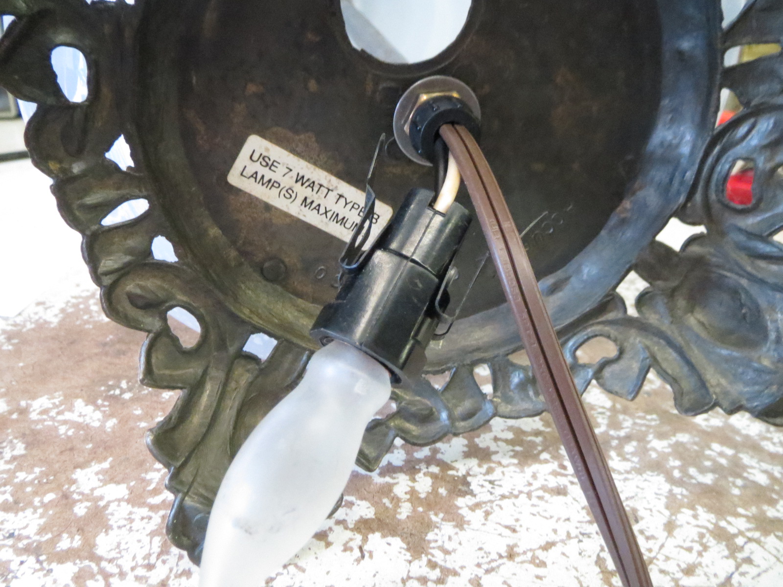 Lamp Parts and Repair Lamp Doctor Pinched Lamp Cord Replacement on