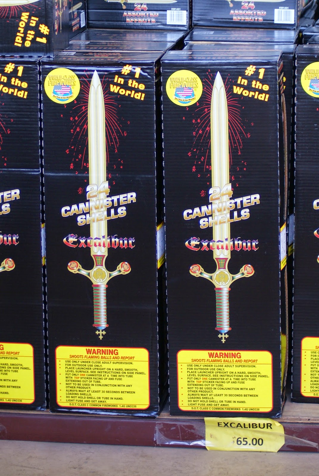 Excalibur Firework Sword