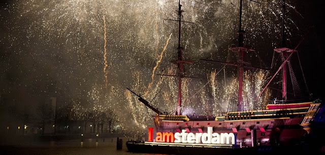 Virada do ano em Amsterdã Virada do ano em Amsterdã
