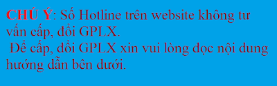 đổi gplx qua mạng internet