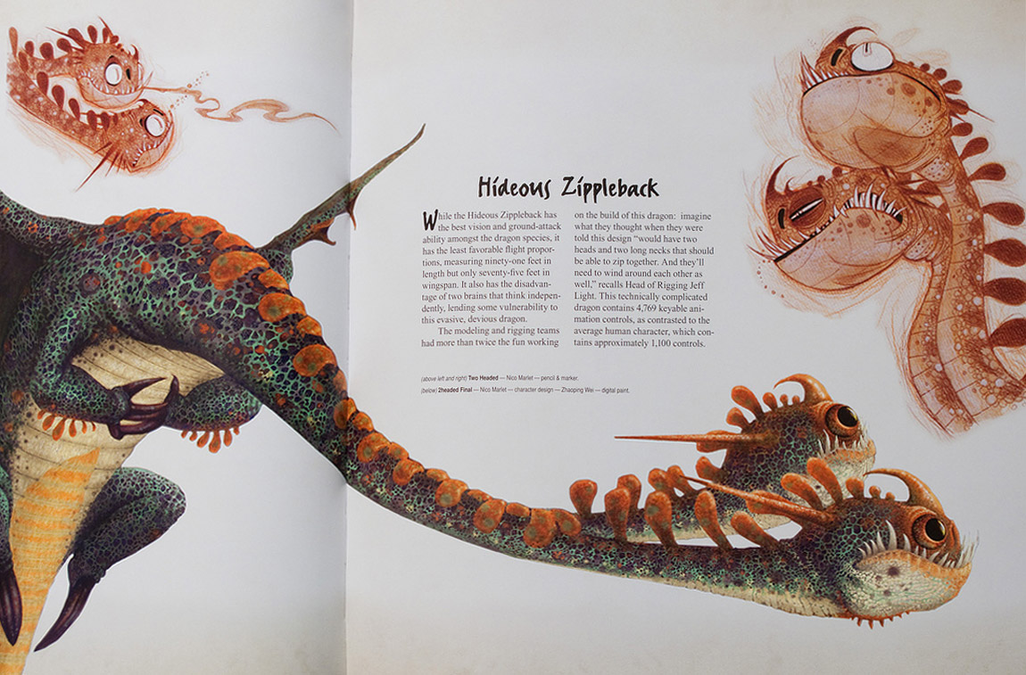 Living Lines Library: How To Train Your Dragon (2010) - Character Design
