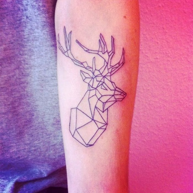 Tatuagens geométricas para as meninas Tatuagens geométricas para as meninas