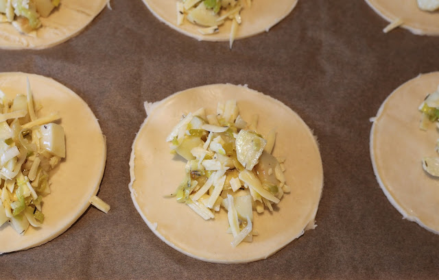 leek and potato pasties