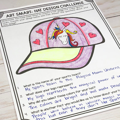 Picture of the Art Smart Activity Sheet- New Hat Challenge