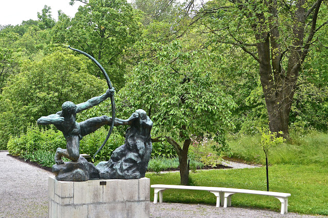 Stockholm, Waldemarsudde musée du Prince Eugène : Héraclès de Antoine Bourdelle Stockholm, Waldemarsudde Prins Eugen : Héraclès bronze original de Antoine Bourdelle 1909