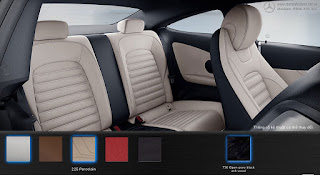 Màu nội thất Mercedes C300 Coupe 2019 Nội thất Mercedes C300 Coupe 2019 màu Vàng Porcelain 225