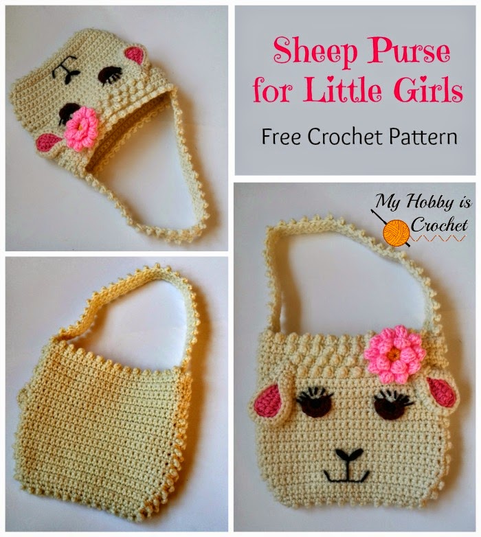 My Hobby Is Crochet: Darling Sheep Crochet Purse for Little Girls | Free Pattern | My Hobby is ...