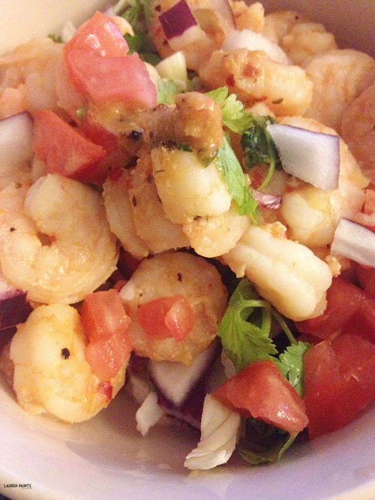 Simple Spicy Shrimp Cabbage Salad: Healthy, Low Calorie, and Delicious!