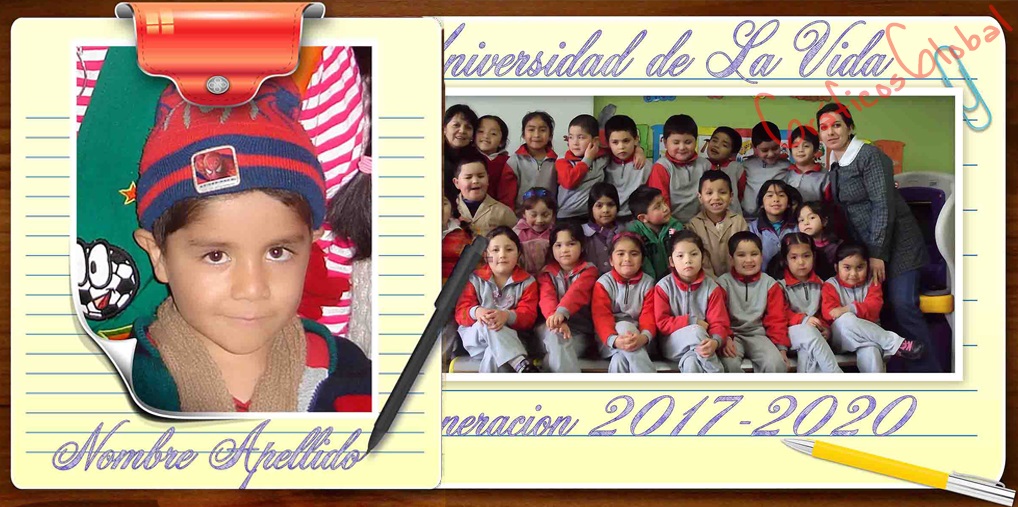 Plantilla psd Tipo Tablero GRADUACIÓN