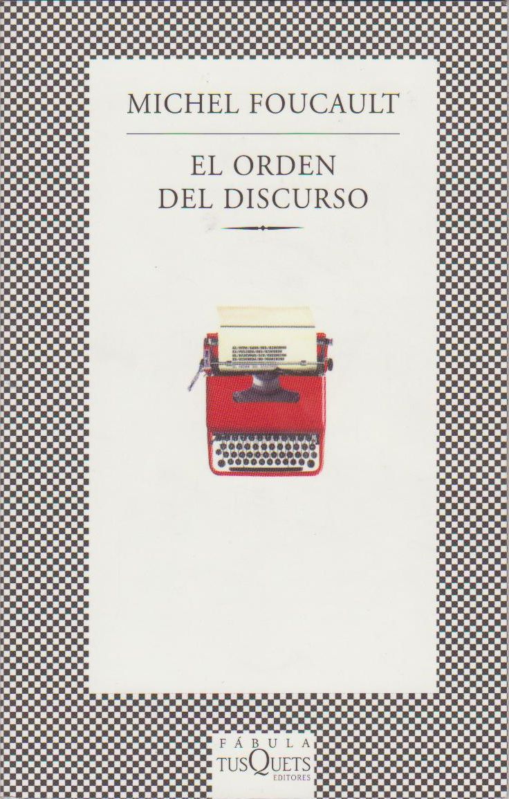 BUSCA TU LIBRO El orden del discurso BUSCA TU LIBRO El orden del discurso