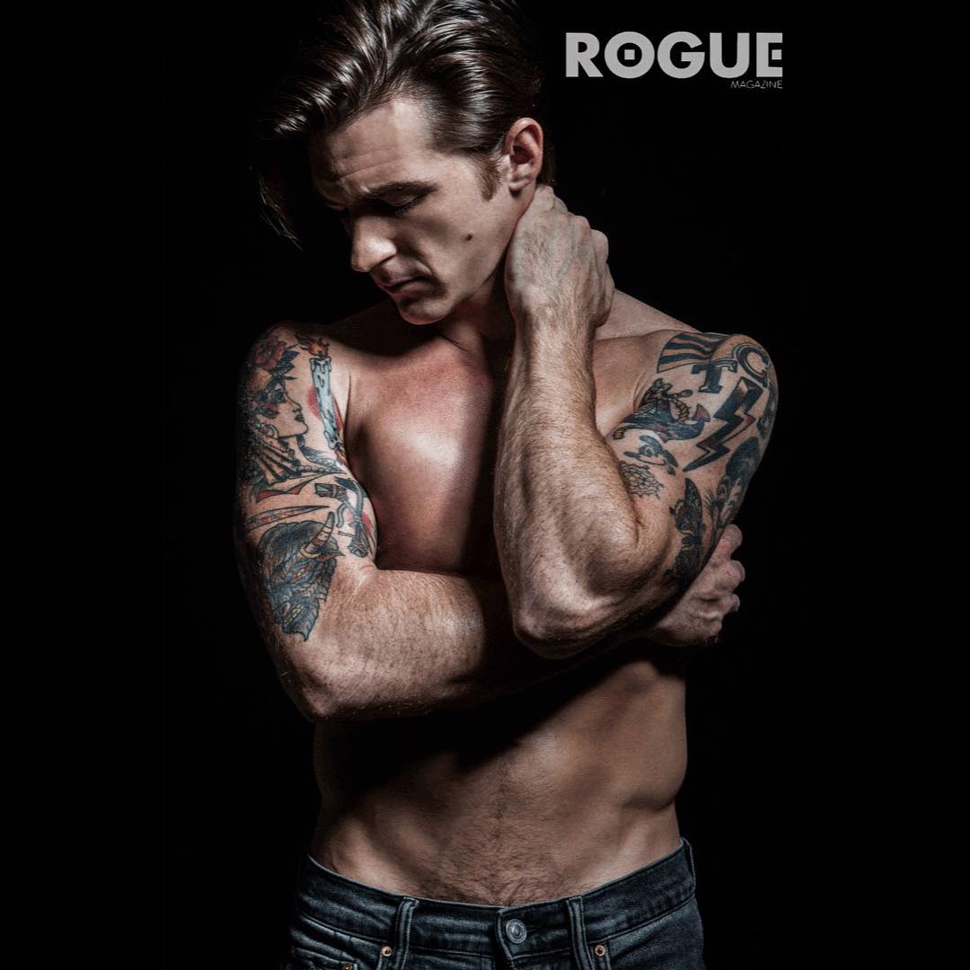 Alexis_Superfan's Shirtless Male Celebs: Drake Bell shirtless from Rogue Magazine