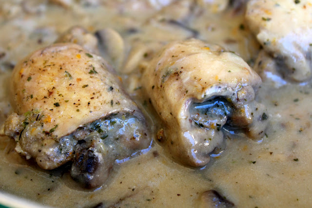 chicken thighs with cream of mushroom soup