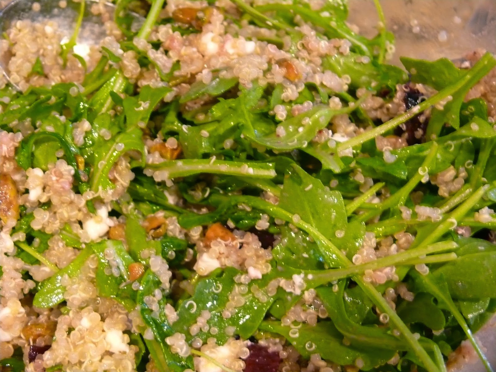 Imperfect & Fabulous Quinoa, Beet, & Pistachio Salad