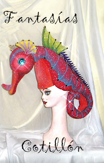 Gorro o Sombrero en goma espuma de Caballito de Mar