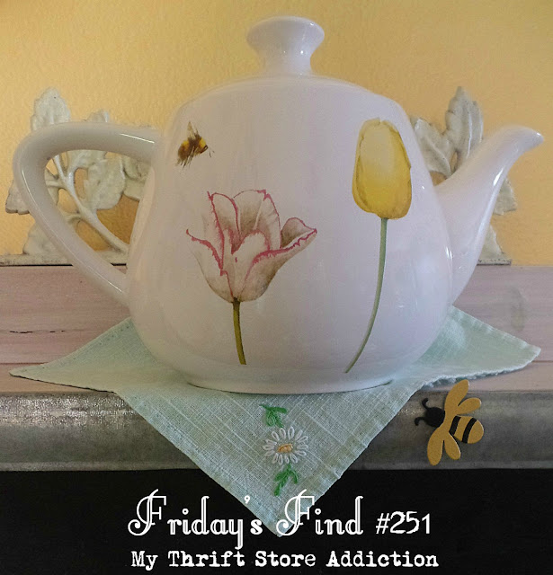 whimsical teapot vignette