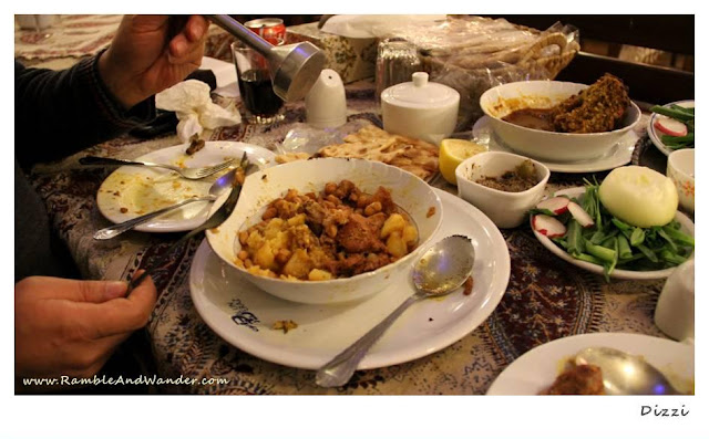 Iran: Getting Dizzi with Food - Dizzi - Ramble and Wander
