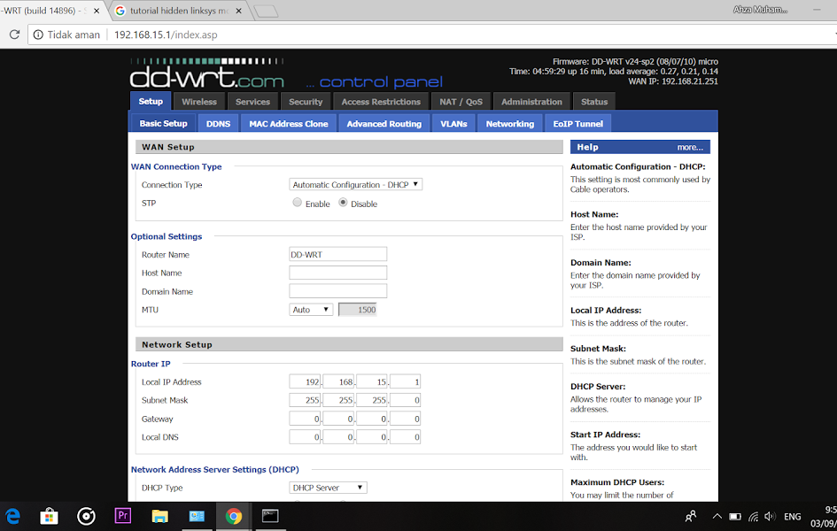 Cara Konfigurasi Access Point Linksys