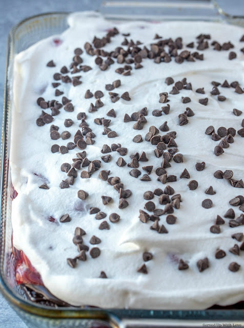 Black Forest Poke Cake recipe from Served Up With Love