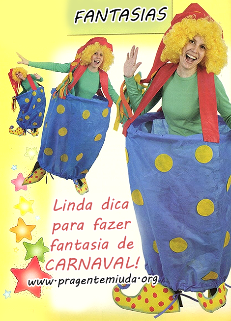 Fantasias e máscaras para brincar no carnaval