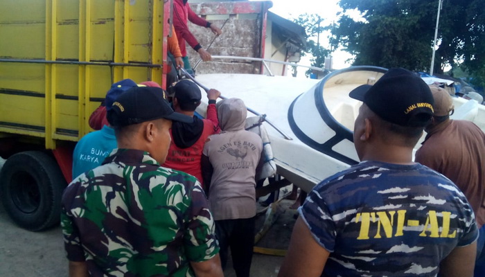Speed Boat asal Nusa Penida yang Hanyut Ditemukan Nelayan Banyuwangi