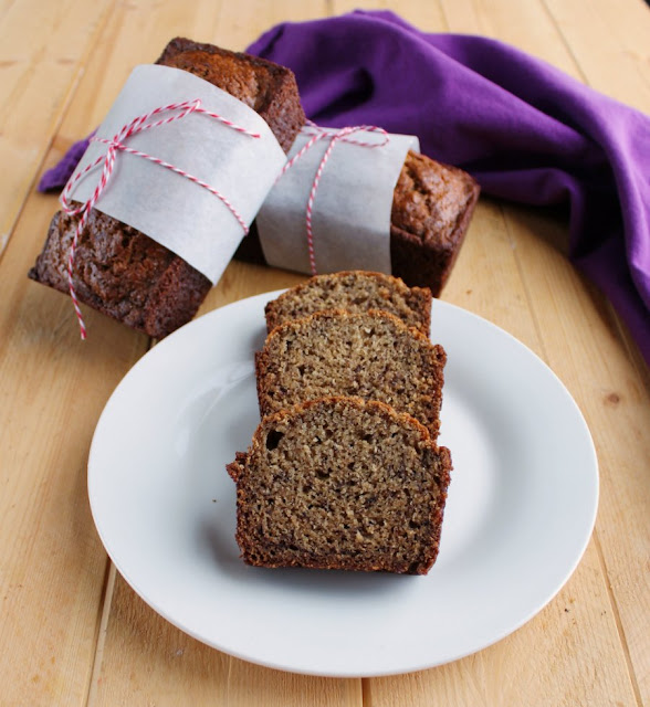 Delicious loaves of banana bread kissed with brown sugar and mixed with the nutty goodness of whole wheat flour. This combination could quickly become your new favorite!