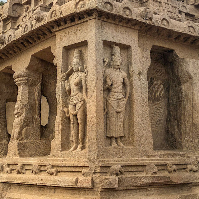 Panch Ratha at Mahabalipuram - the stunning monolith temples! dharmaraj ratha mahabalipuram photo