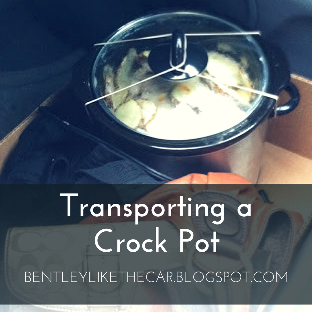 BENTLEY, LIKE THE CAR How To Transport A Crock Pot