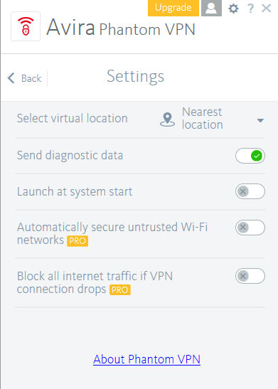 Avira Phantom VPN Pro 2.44.1.19908