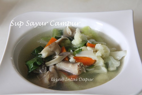INTAI DAPUR: Sup Sayur Campur