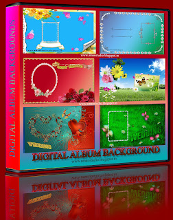 Aman Studio: Digital Album Backgrounds psd & jpeg