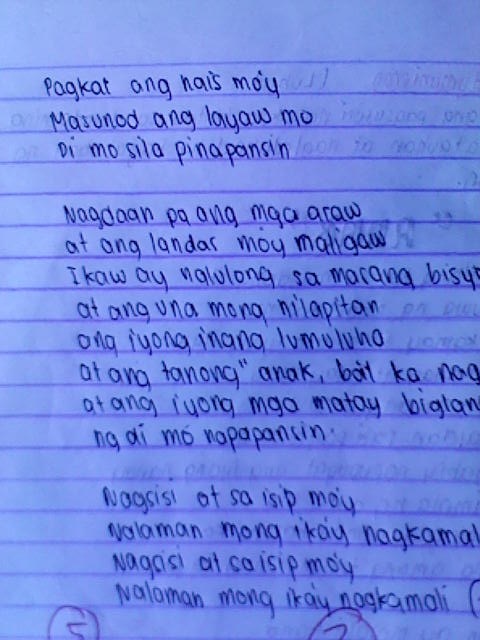 Evamae Fajardo Filipino III  1 Oktubre 2012