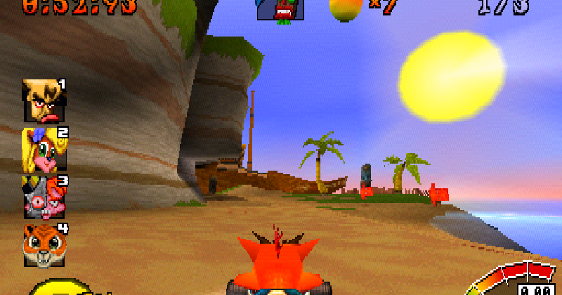 🕹️ Play Retro Games Online: Crash Team Racing (PS1)