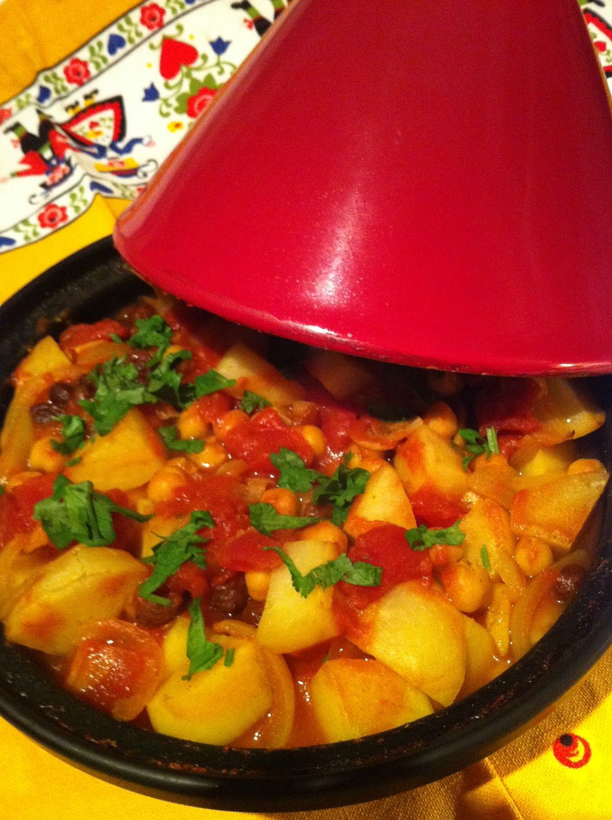 Kirsten's Kitchen of vegan creations Moroccan Vegetable Tagine with