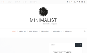 Minimalist - Clean & Responsive Blogger Template Minimalist - Clean & Responsive Blogger Template