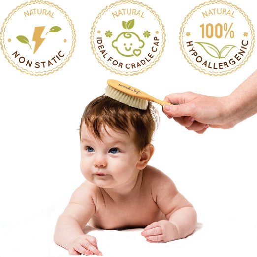 Not Just Another Southern Gal OccoBaby Baby Wooden Hairbrush And Comb