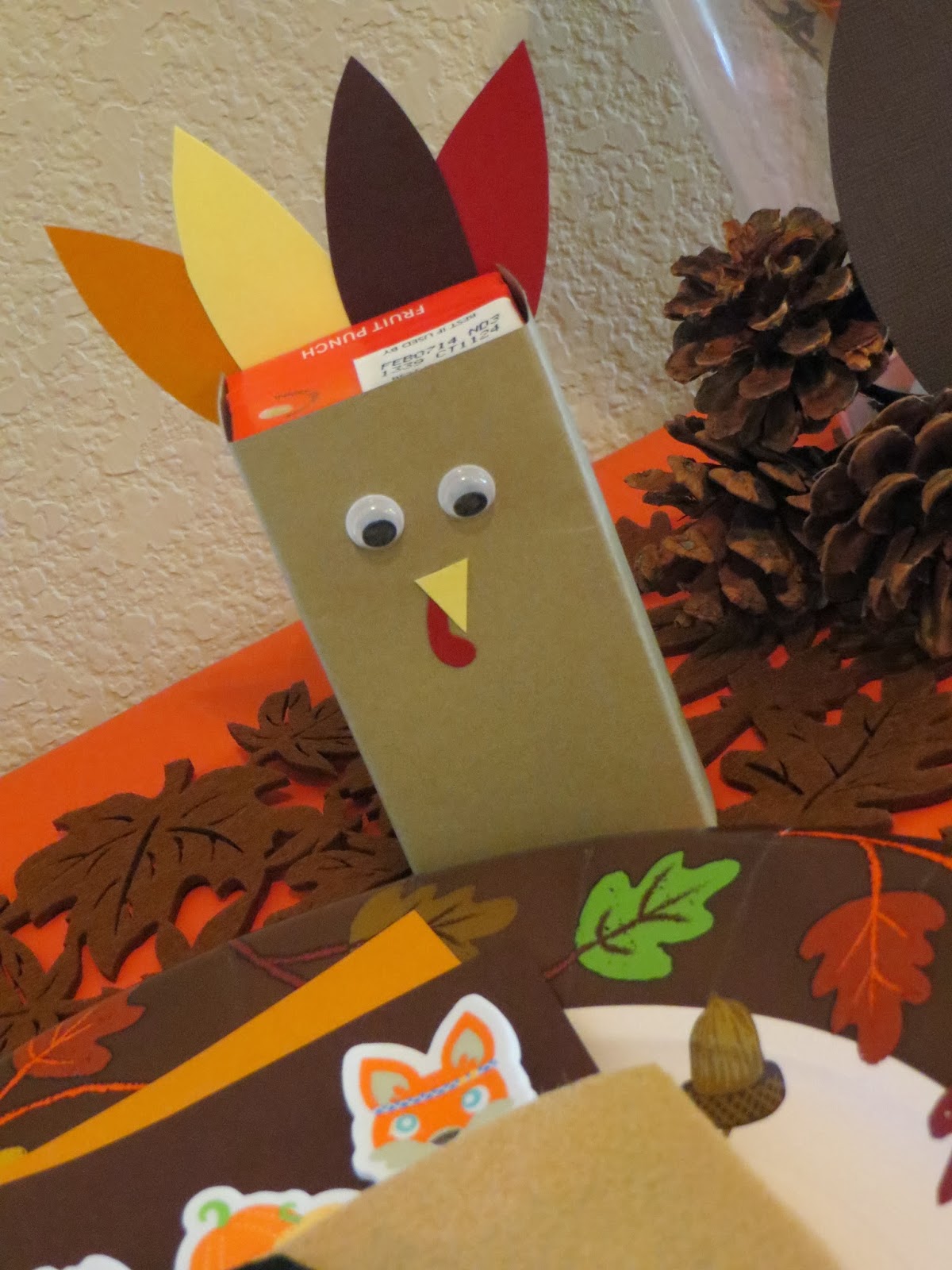 Kylie Mae's Party Ways: Make Juice Boxes into Turkeys for Your ...