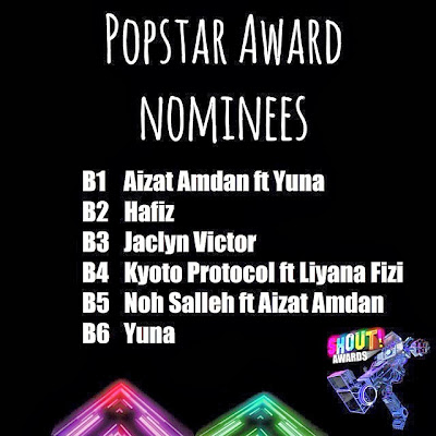 The Shout! Awards 2013 - Popstar Award Nominees