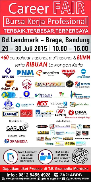Jadwal Job Fair di Bandung Juli 2015