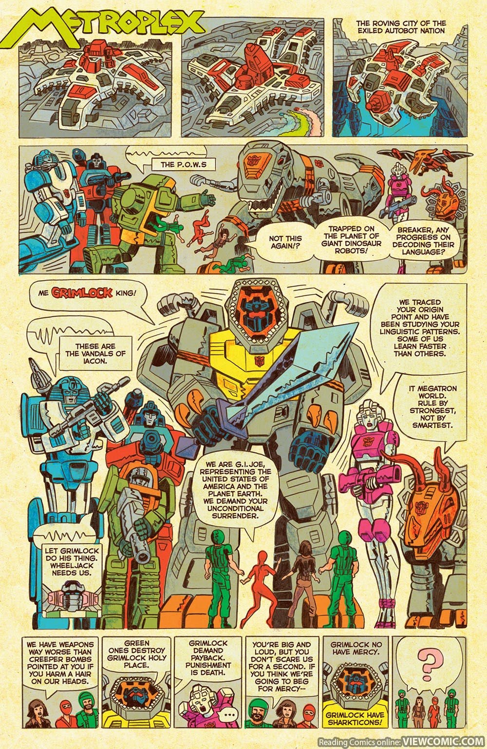 Transformers vs. G.I. Joe chapter 3 page 6
