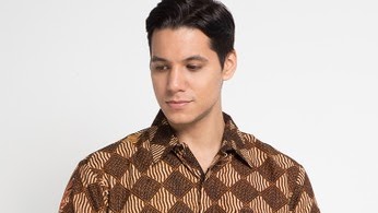 Kemeja Batik Print