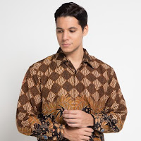 Kemeja Batik Print