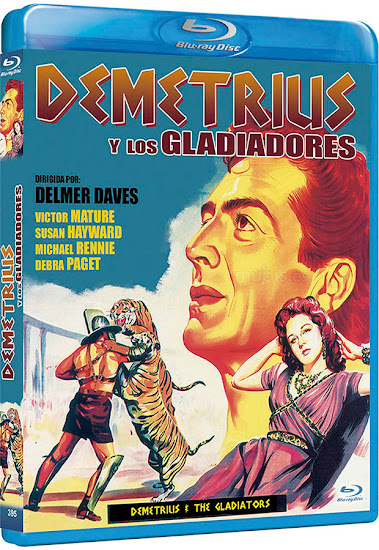 Demetrius and the Gladiators (1954) 1080p BDRip Trial Latino-Castellano-Inglés [Subt. Esp-Ing] (Aventuras, Antigua Roma. Religión)