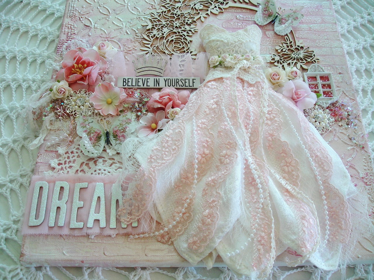 Reneabouquets Everyday Elegance Dress Form Canvas