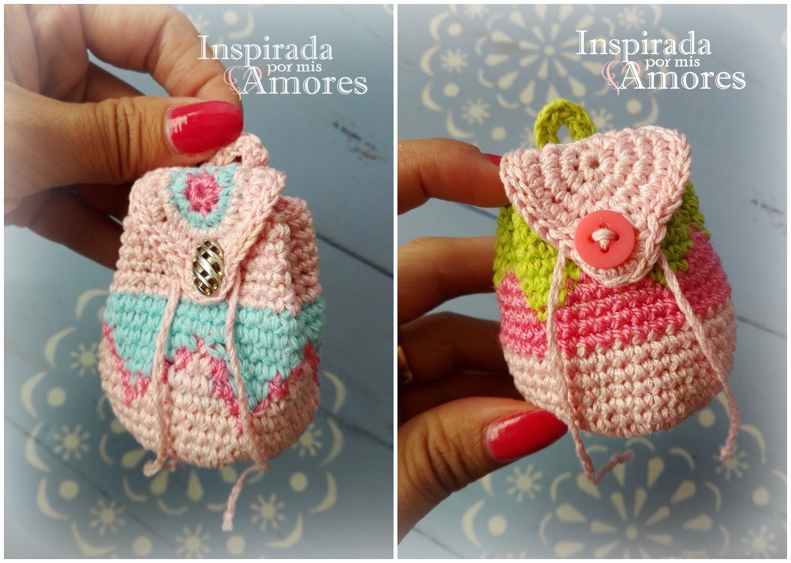 Inspirada por mis amores: MOCHILAS EN TAPESTRY